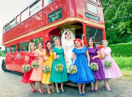 Classic Double Deck Bus for weddings in London